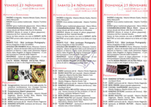 la sicilia abbraccia il giappone sesta VI edizione programma