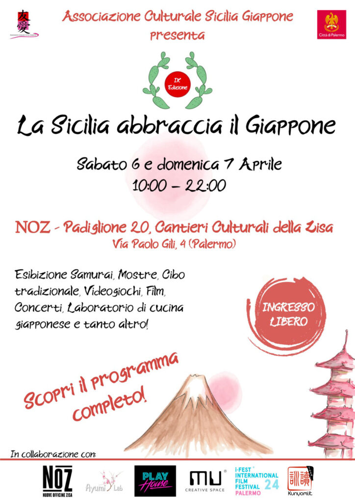 La Sicilia Abbracca Il Giappone 2024 Locandina 2 724x1024